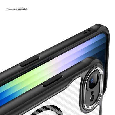 SaharaCase Venture Series MagSafe Phone Case for iPhone 16e, Shock Absorbing, Scorpion Black (CP00821)