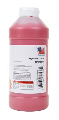 Crayola Washable Fingerpaint, Red, 16 oz. (55-1316-038)