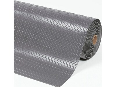 NoTrax Cushion Trax Anti-Fatigue Mat, 60" x 36", Gray (479S0035GY)