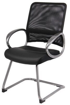 Boss Mesh Back W/ Pewter Finish Guest Chair