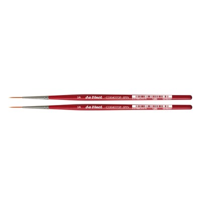 da Vinci COSMOTOP-SPIN Mixed Media Synthetic Bristle, Rigger Brushes, 2/Pack (DVXVA1280N2-2)