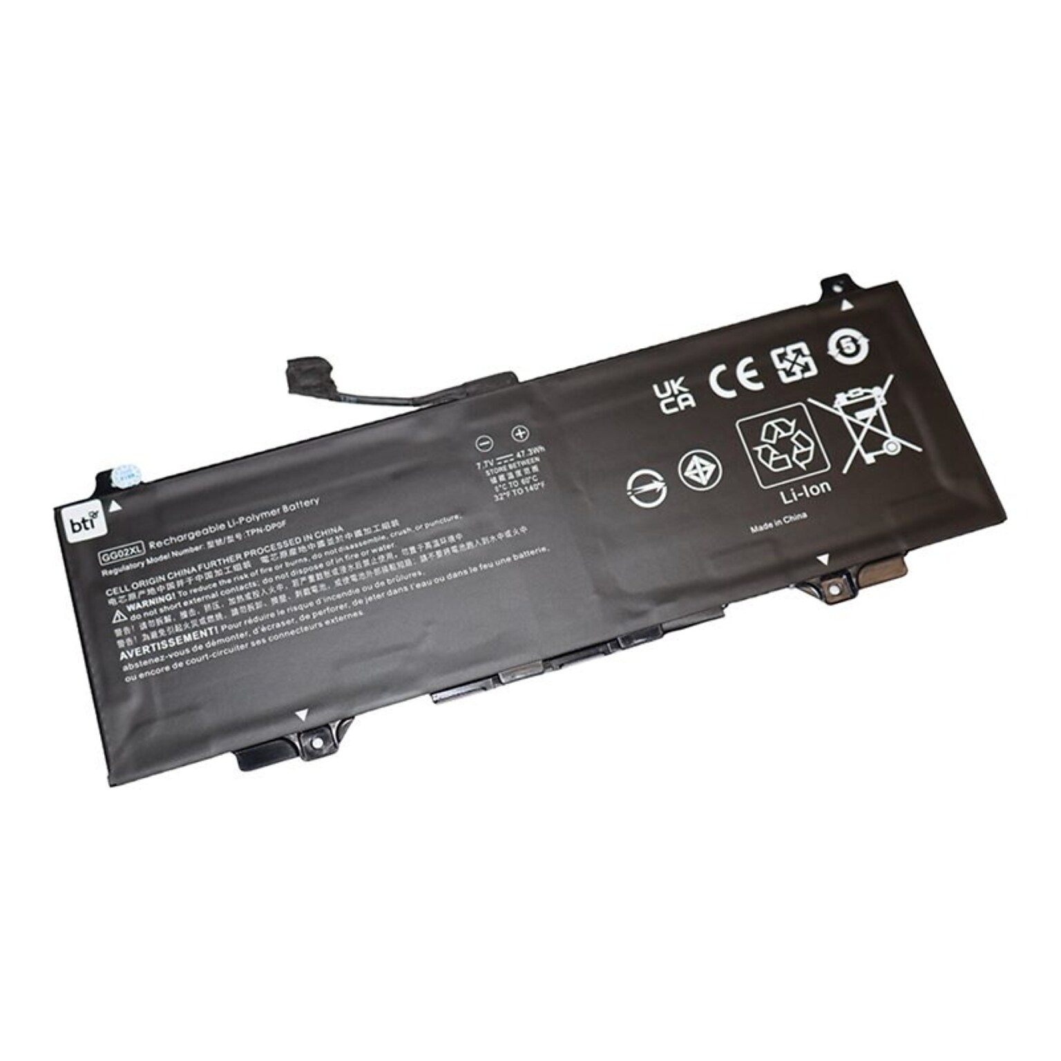 Battery Technology Lithium-Ion Battery for HP Fortis G10 Chromebook (N85243-001-BTI)