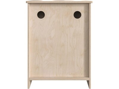 Flash Furniture Bright Beginnings Children's Kitchen Refrigerator with Integrated Storage (MK-ME03508-GG)