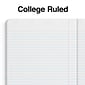 Staples® Composition Notebook, 7.5" x 9.75", College Ruled, 100 Sheets, Green (ST55066)