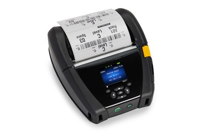 Zebra ZQ63-AUXA004-00 ZQ600 Plus Direct Thermal Label/Receipt Printer, Wireless, Black