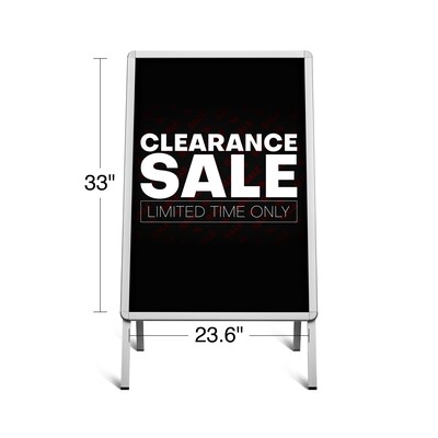 Quill Brand® 36" x 24" Aluminum Frame Board