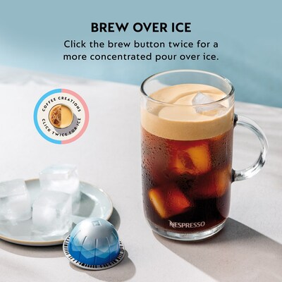 Nespresso Vertuo Pop+ Coffee & Espresso Machine Combination, Black (ENV92BAE)