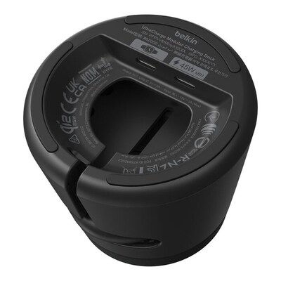 Belkin UltraCharge Magnetic Wireless Charging Station, 25W, 5 ft., Black (WIZ052TTBK)