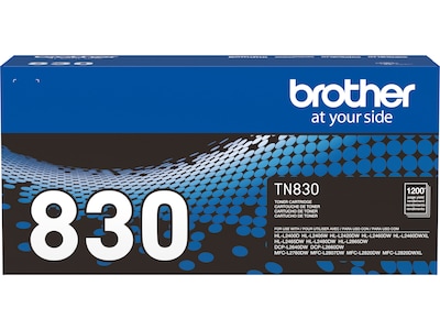 Brother TN830 Black Standard Yield Toner Cartridge