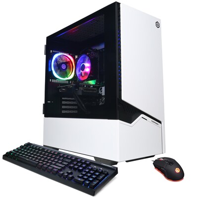 CyberPowerPC Gamer Master Gaming Desktop Computer, AMD Ryzen 5 8600G, 16GB Memory, 1TB SSD (GMAI3000 | Quill
