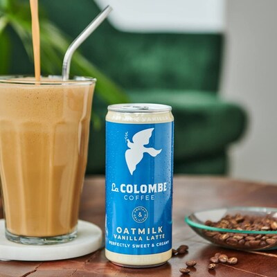 La Colombe Draft Oatmilk Vanilla Latte Caffeinated Cold Brew Coffee, Medium Roast, 9 oz., 12/Carton (LCT02584)