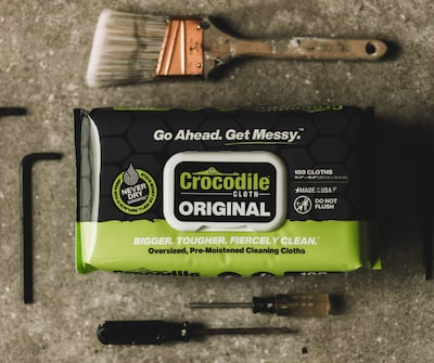 Crocodile Cloth Original Cleaning Cloths, 15" x 10", 100/Pack (5900-100)