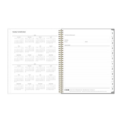 2026 Blue Sky Sophie 8.5" x 11"  Weekly & Monthly Planner, Plastic Cover, Multicolored (140087-26)