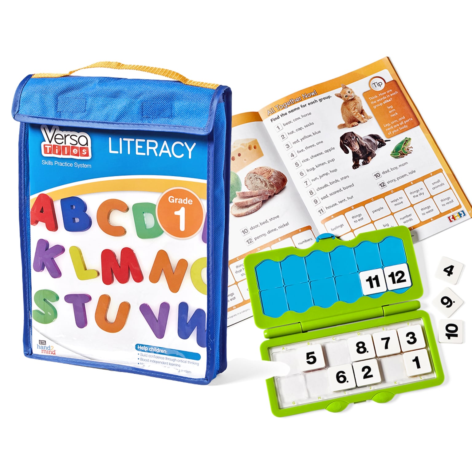 hand2mind VersaTiles Grade 1 Literacy Take Along Pack (H2M-85867)