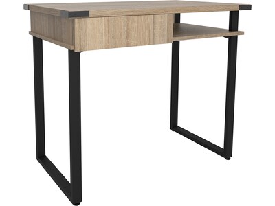 Safco Mirella SOHO 36W Table Desk with Drawer, Sand Dune (5512SDD)