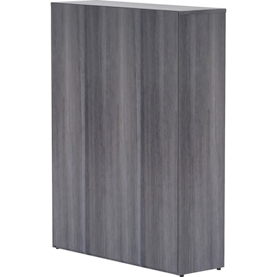 Lorell 48" 4-Shelf Bookcase with Adjustable-Shelves, Weathered Charcoal Laminate (LLR69566)