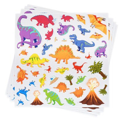 Ready2Learn Dinosaur Stickers, Multicolored, 152/Pack, 3/Bundle (CE-10085-3)