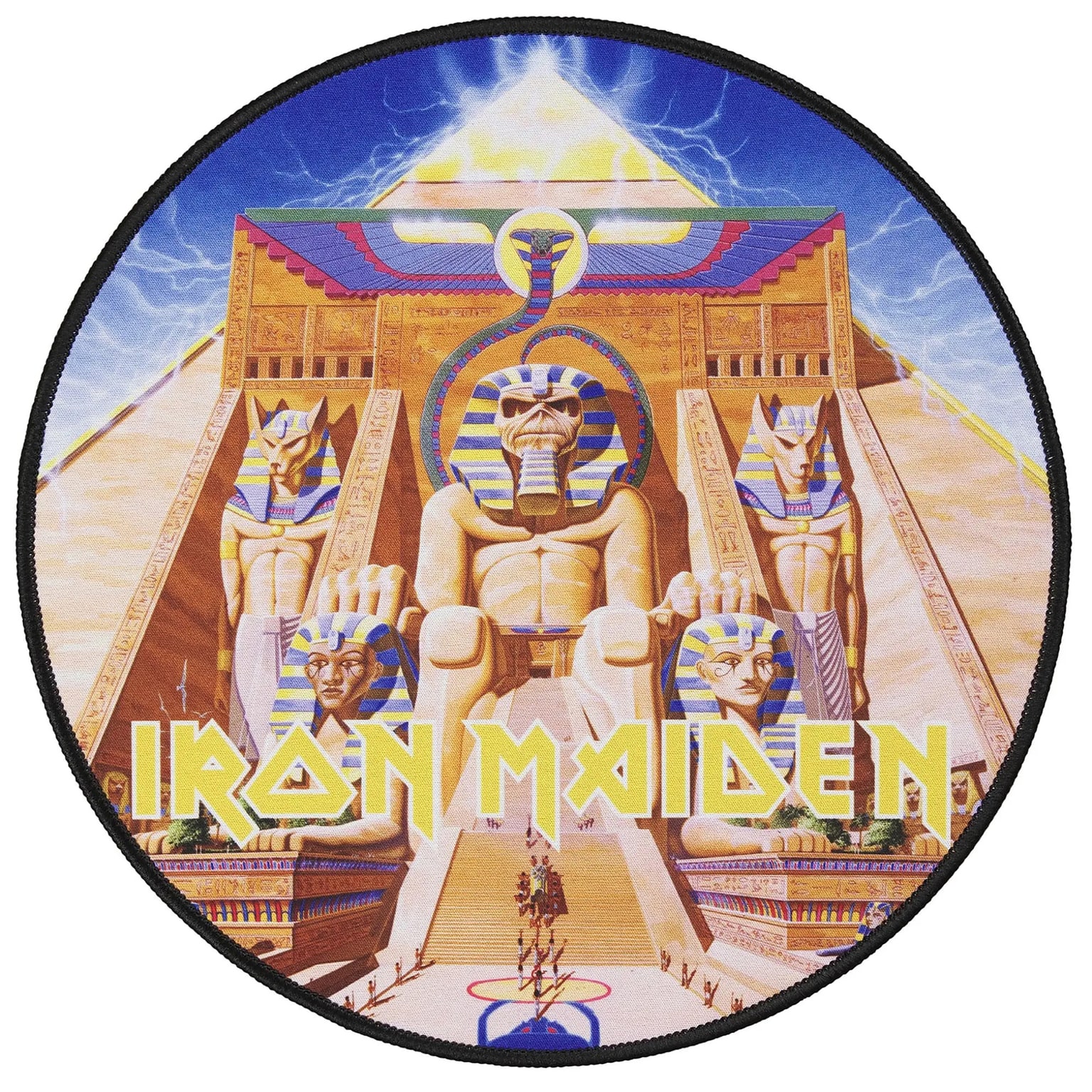 Subsonic IRON MAIDEN Powerslave 11.8 Round Gaming Mouse Pad (SA5646-IM4)