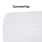 Staples Gummed #10 Business Left-Window Envelope, 4 1/8" x 9 1/2", White Wove, 500/Box (SPL381937)