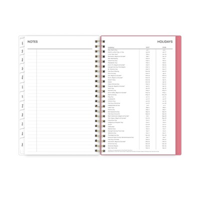 2027 Blue Sky Fly By 5" x 8" Calendar Year Weekly & Monthly Planner, Plastic Cover (140196-27)