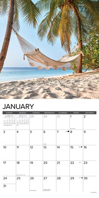 2027 Willow Creek Beach Life 12" x 12" Monthly Wall Calendar, Assorted Colors (59074)