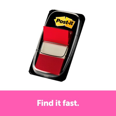 Post-it® Flags Value Pack, 1 x 1.7, Red, 600 Flags (680-RD12)