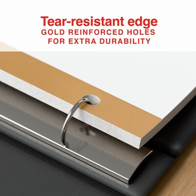 Staples® Write-On™ BIG TAB Dividers, 8-Tab Set, Color Tabs, 4/Pack