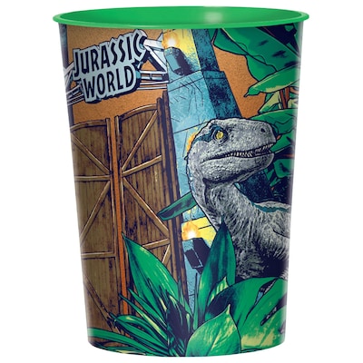 Party City Jurassic World Plastic Favor Cup, 16 oz. (AM422866)