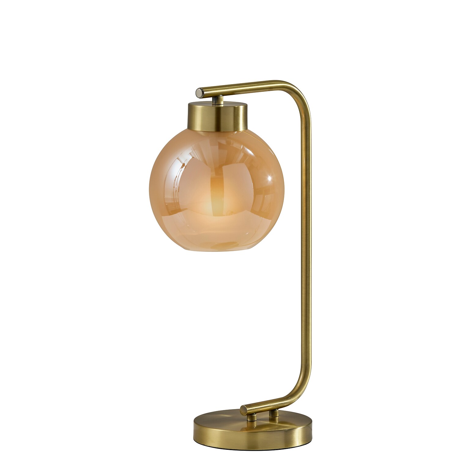 Adesso Atticus Incandescent Table Lamp, 20H, Antique Brass (3897-21)