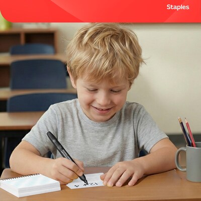 Staples™ 4" x 6" Index Cards, Lined, White, 50 Cards/Pack, 3 Packs/Carton (TR51007)