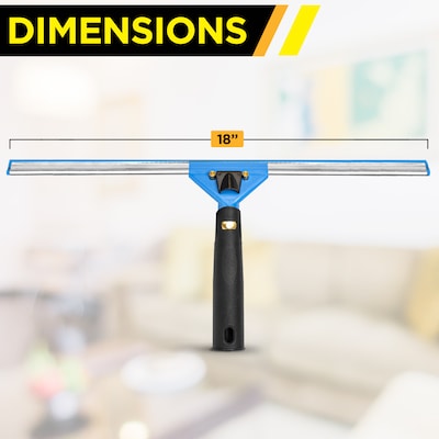 Gritt Commercial 18" Swivel Window Squeegee  (GRI129-18)