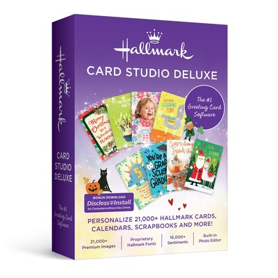 Avanquest Hallmark Card Studio Deluxe for 1 User, Windows, Download (AVA945800V059)