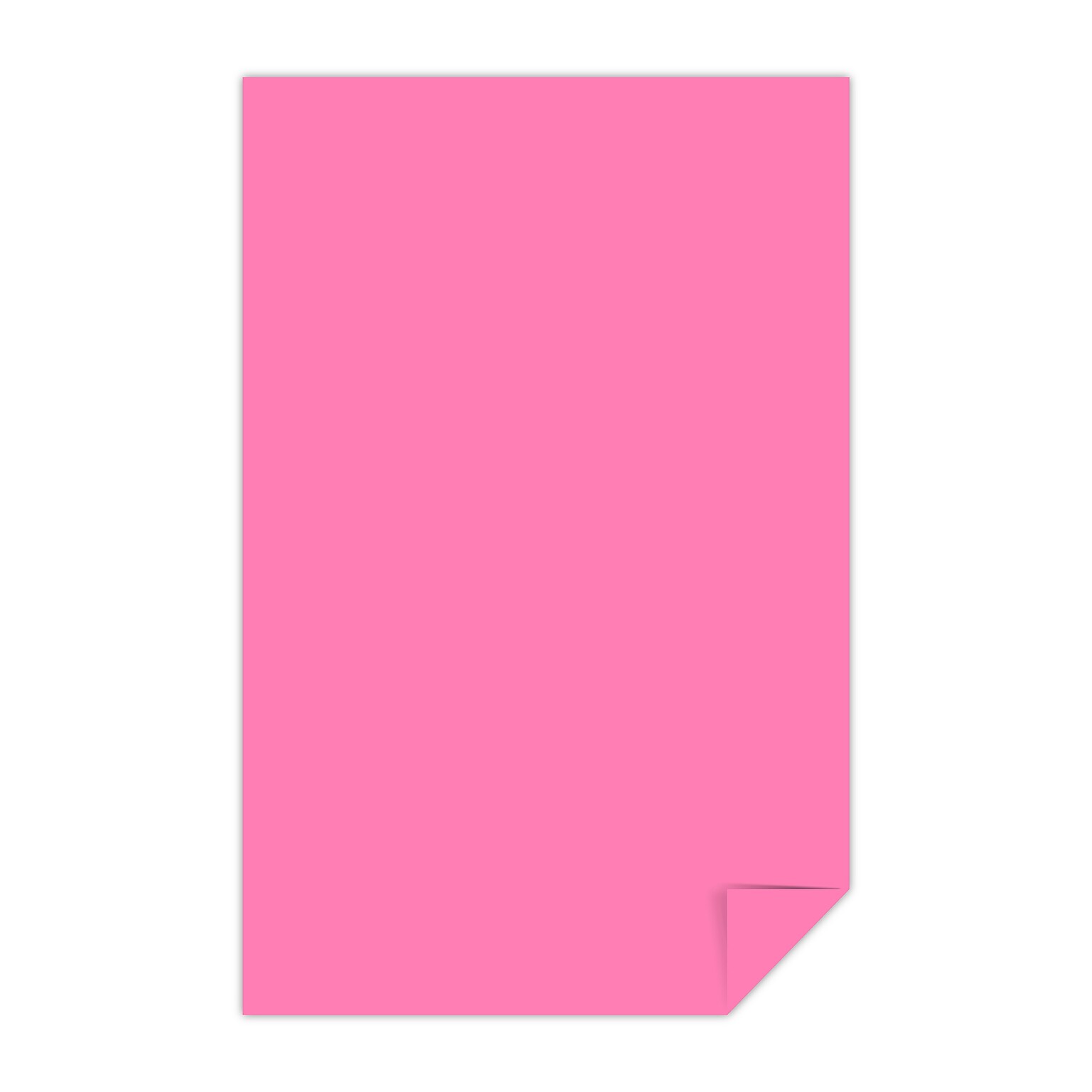 Astrobrights 11 x 17 Color Writing Paper, 24 lbs. Pulsar Pink, 500 Sheets/Ream, 2500 Sheets/Carton (21033/22623CT)