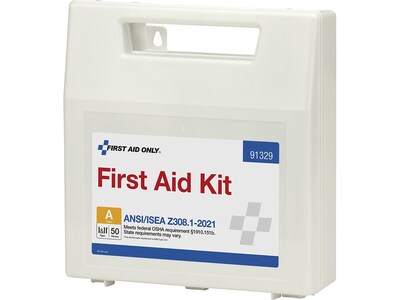 First Aid Only First Aid Kits, 184 Pieces, White, Each (91329)