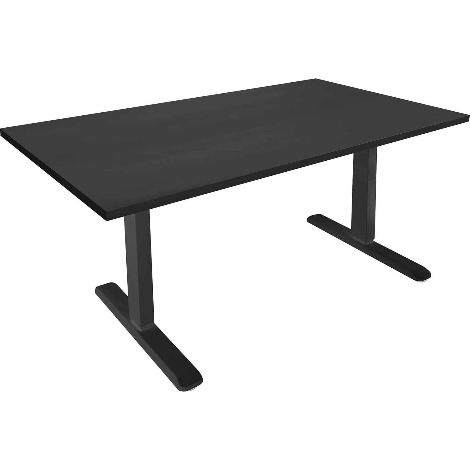 Mount-It! 55W Electric Rectangular Adjustable Standing Desk, Black (MI-18087)