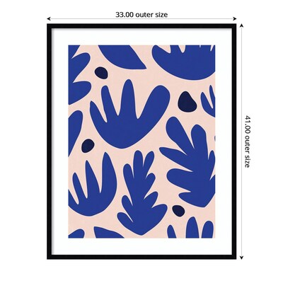 Amanti Art Bluebell Poster by Urban Road Wood Framed Wall Art Print, 33" x 41" (A42675529135)