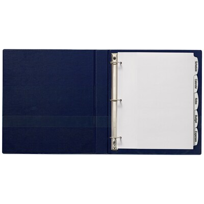 Avery Big Tab Printable Paper Dividers with White Labels, 5 Tabs, 20 Sets/Pack (11434)