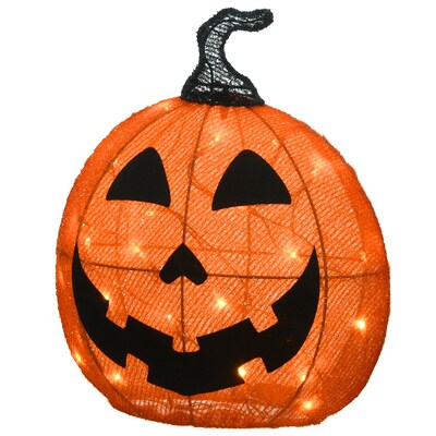 National Tree Company 16" Pre-Lit Happy Jack-O-Lantern (MZ17-6723)