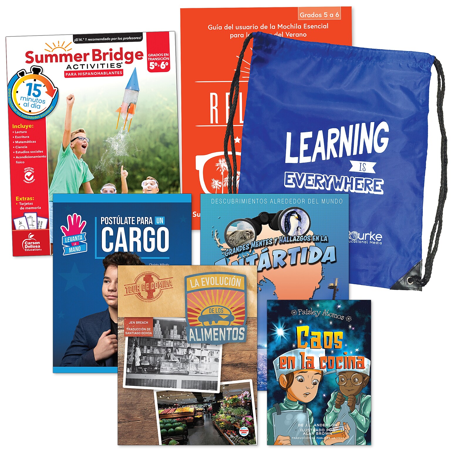 Summer Bridge Activities Summer Bridge Spanish Backpack, Grade 5-6 Workbook, 7/Set (CD-145441)