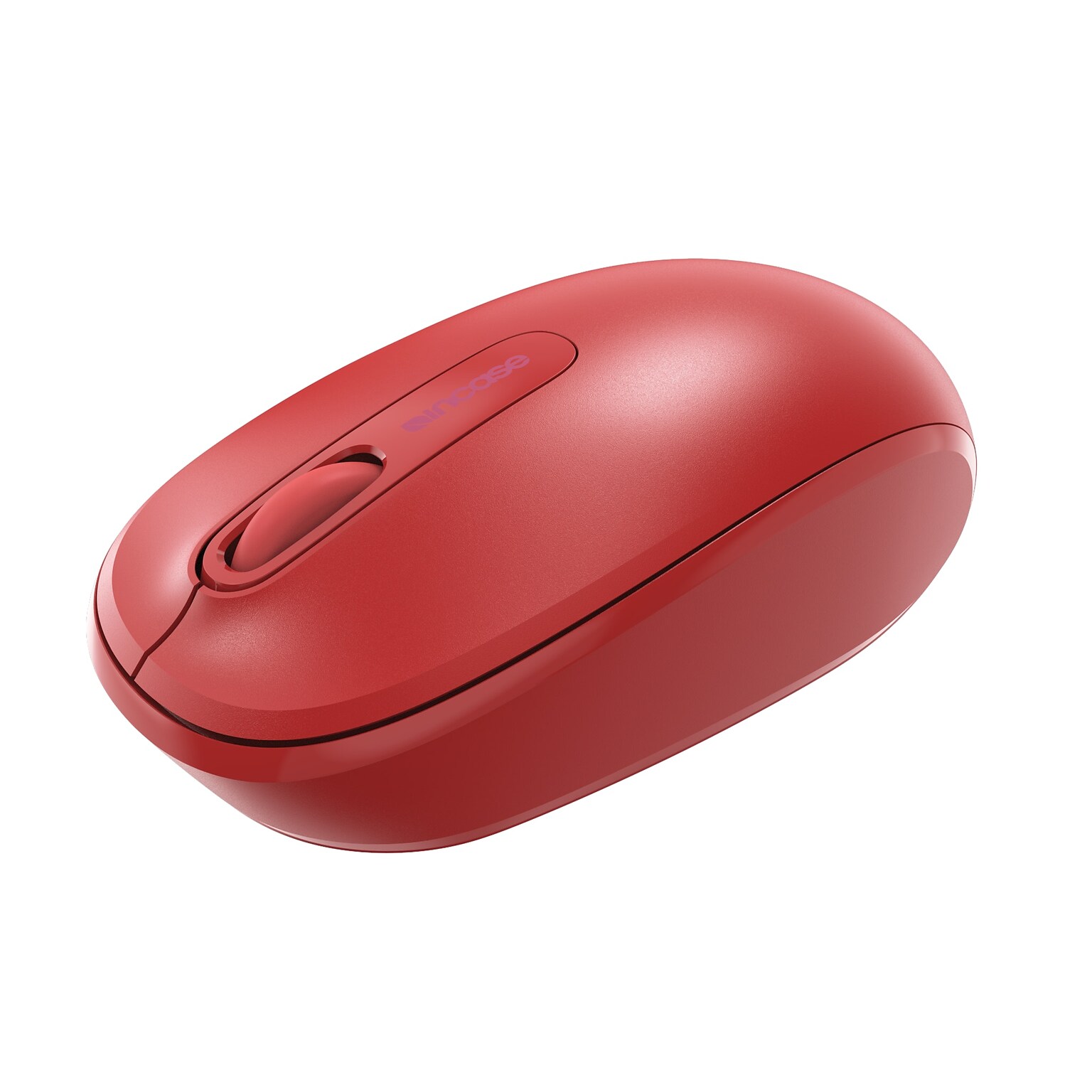 Incase Designed by Microsoft Wireless Mobile 1850 Ambidextrous Optical USB Mouse, Flame Red (U7Z-00031)