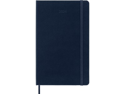 2024 Moleskine 5.11 x 8.27 Weekly & Monthly Planner, Sapphire Blue (8056598856613)