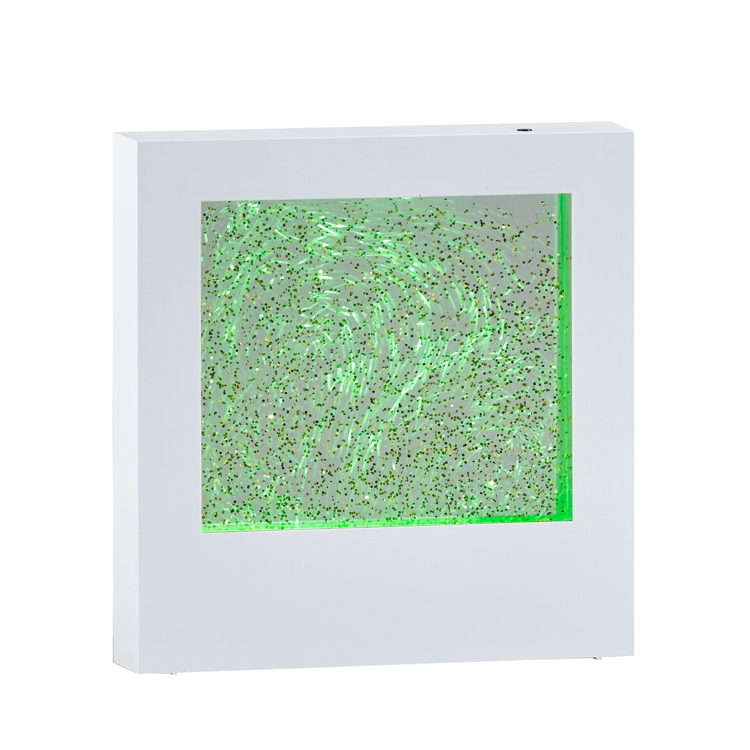 Simplee Adesso 9H LED Glitter Motion Light Box, White (SL3984-02)
