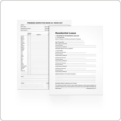 Adams Carbonless Rental Applications, 8.5" x 11", 4 Sets/Book (LF310)