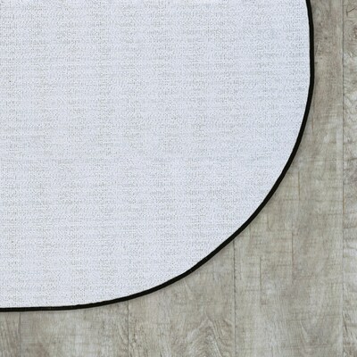 Joy Carpets Endurance Polyester 12' x 7'6" Oval Machine Tufted Rug, Red (80SS-07)