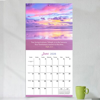 2026 TF Publishing Psalms 12" x 12" Monthly Wall Calendar (26-1024)