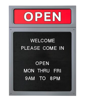 Cosco Open/Close Outdoor Sign, Multicolored (098221)