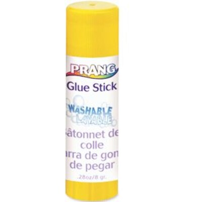 Prang Washable Glue Sticks, 0.28 oz., White, 12/Pack (DIX15083PK)