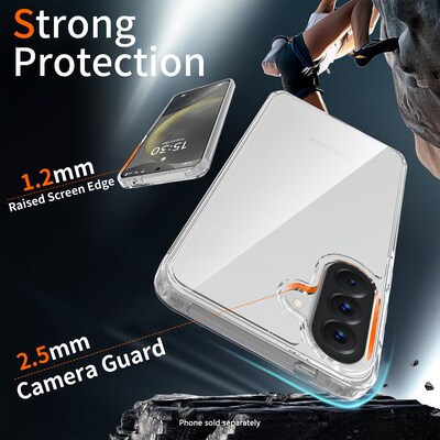 SaharaCase Venture Series Phone Case for Samsung Galaxy A57, Shock Absorbing, Clear (CP01107)