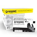 Gloveworks GWBEN Nitrile Exam Gloves, X-Large, Black, 100/Box, 10 Boxes/Carton (GWBEN48100XX)