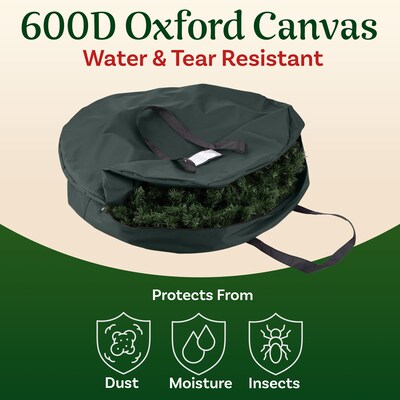 DTX Intl Wreath Storage Bag, Green (83-DT5570)